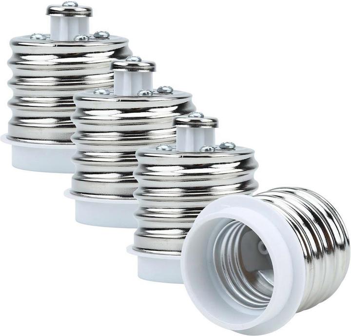 Actual product image Intirilife E40 to E27 Lamp Base Adapter