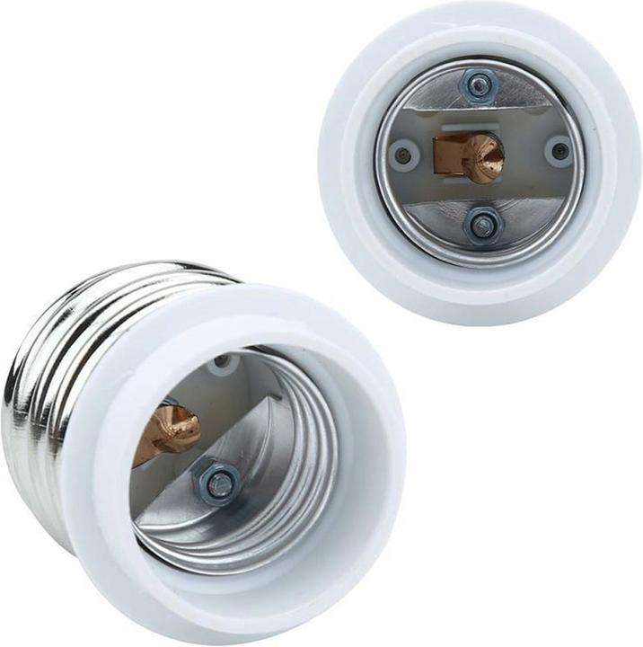 Actual product image Intirilife E40 to E27 Lamp Base Adapter