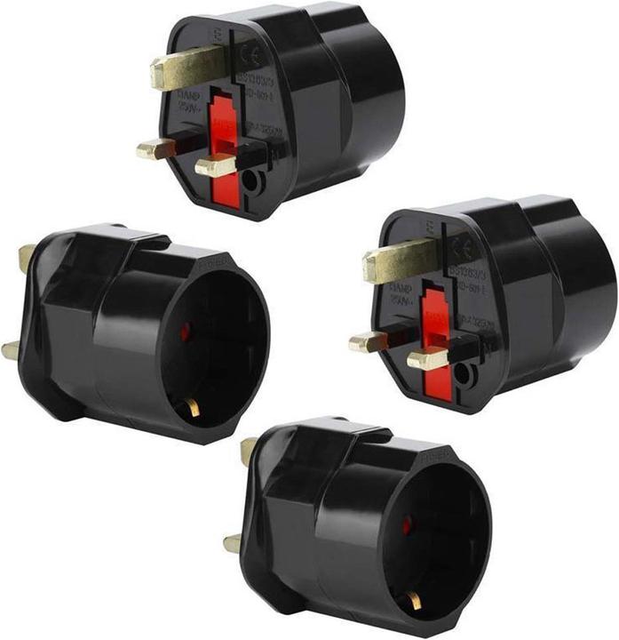 Produktbild Intirilife Steckdosenadapter UK Typ G auf EU