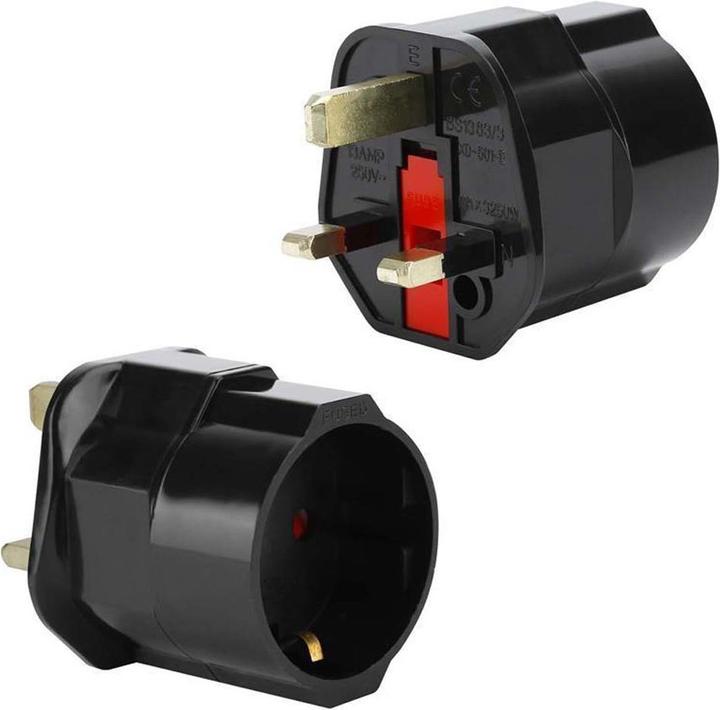 Produktbild Intirilife Steckdosenadapter UK Typ G auf EU