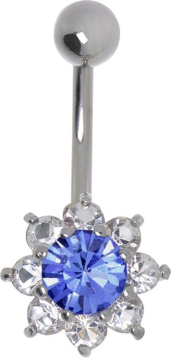Immagine prodotto Bijouteria Piercing ventre (Acciaio chirurgico 316L, Vetro (di orologio), Ottone rodiato in ottone rodiato)