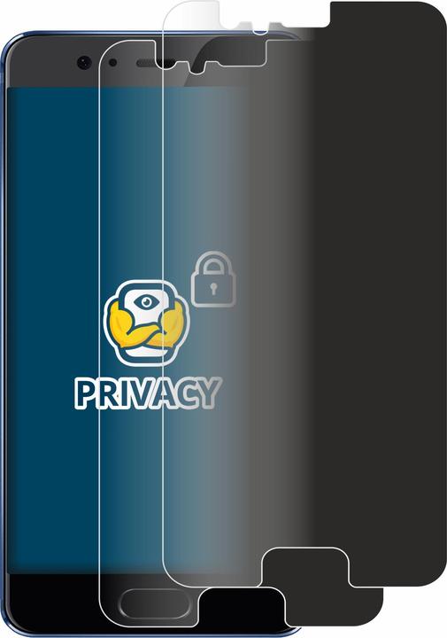 Productafbeelding BROTECT Anti-spionnetje privacyfolie Beschermfolie tegen blauw licht (2 Stuk, Haier P10)