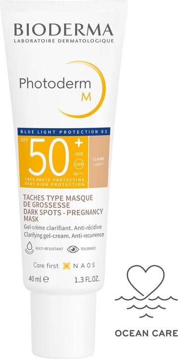 Produktbild Bioderma Photoderm M SPF50+ claire (Sonnencreme Gesicht, SPF 50, 40 ml, 66 g)