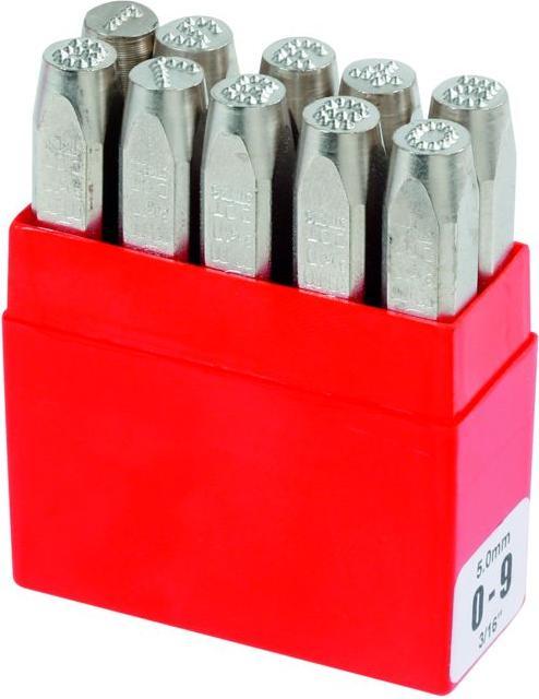 Immagine prodotto Pryor Set di punzoni con numeri,10 pezzi Dotstress 0 - 9