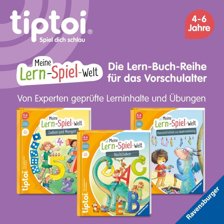 Actual product image tiptoi Meine Lern-Spiel-Welt: Konzentration und Wahrnehmung (German, Antje Hagemann, Helen Seeberg, 2023)