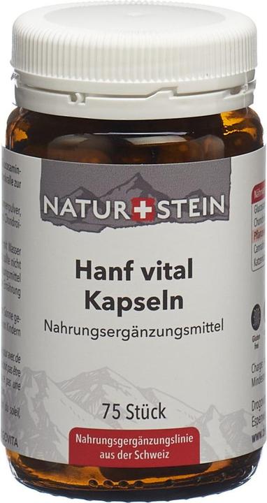 Actual product image Naturstein Hemp Vital (75 Piece, Capsules, 163 g)