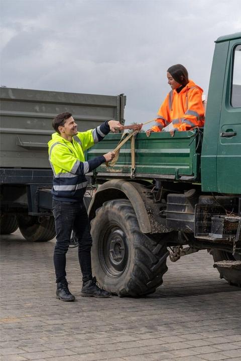 Image du produit Korntex Sweat à capuche zippé Hi-Vis (XL)