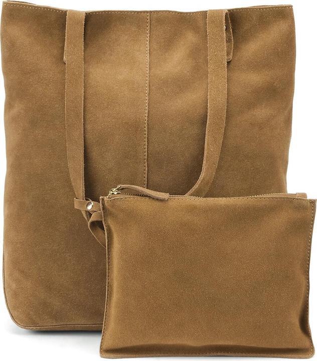 Actual product image La Redoute Collections Leather shopper