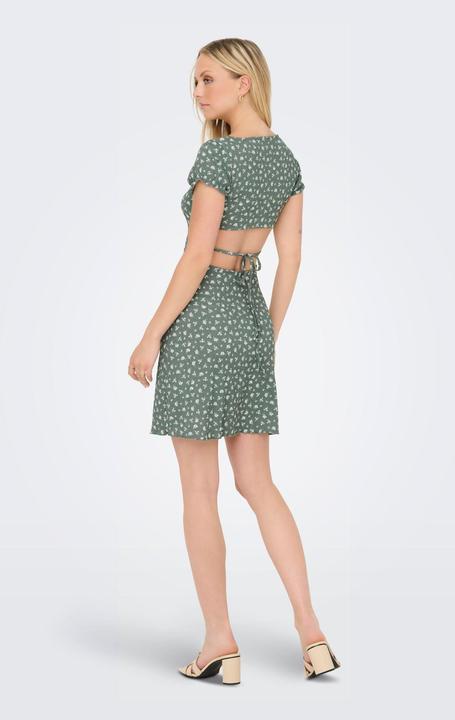 Produktbild Only Normal geschnitten V-Ausschnitt Glockenärmel Midikleid Kleid (XL)