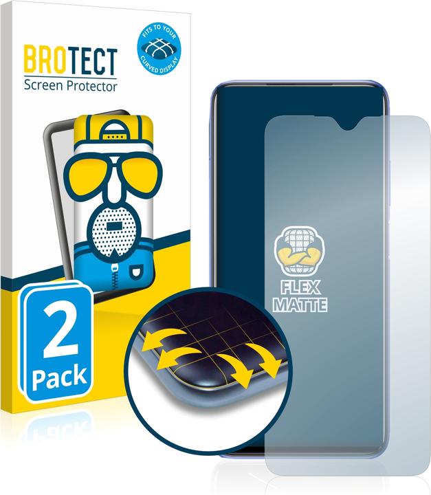 Produktbild BROTECT Full-Cover Displayschutz Matt (2 Stück, Xiaomi Poco M3)
