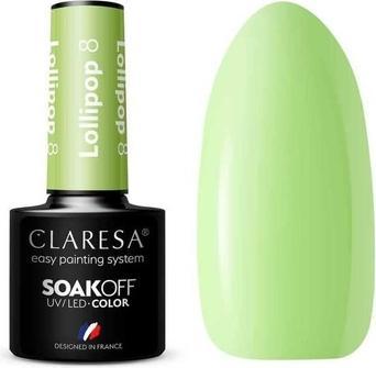 Produktbild Claresa Lollipop UV Nagellack 5ml - Packung mit 8 Stück (Grün, Farblack)
