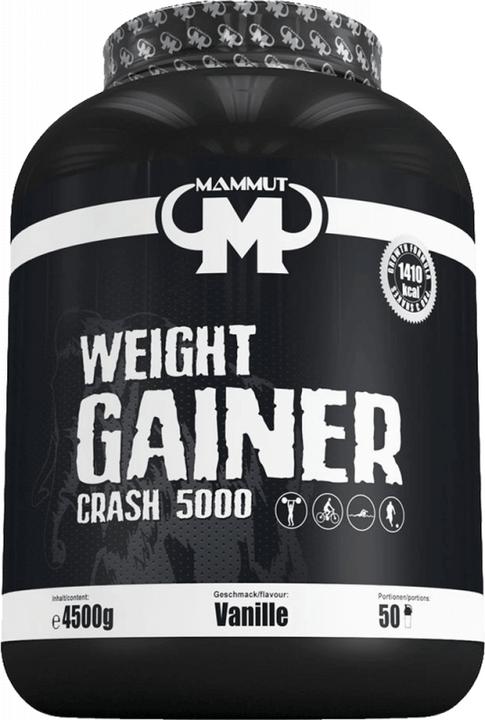 Image du produit Best Body Nutrition Best Body Mammut Weight Gainer Crash 5000, boîte de 4500 g (Vanille, 1 pcs, 4500 g)