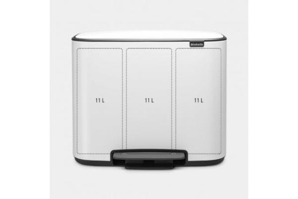 Actual product image Brabantia Bo pedal bin 3 x 11 L (33 l)