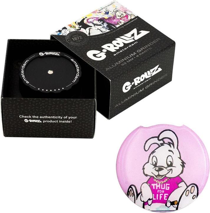 Produktbild G-Rollz Grinder Banksy Thug For Life 4 Part 53mm
