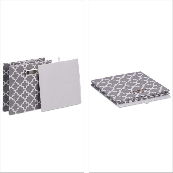Immagine prodotto Relaxdays 2x scatola portaoggetti (30,5 x 30,5 x 30,5 x 30,5 cm, 26.50 l)