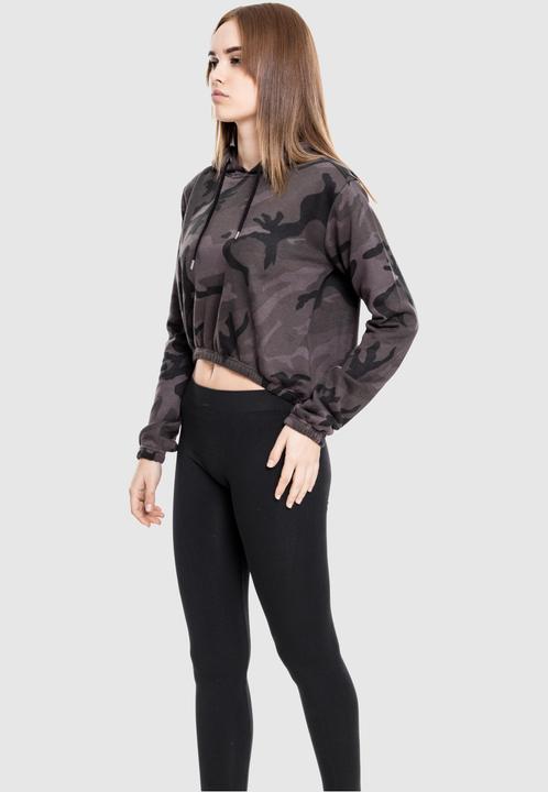 Actual product image Urban Classics Ladies Camo Cropped Hoody (XS)