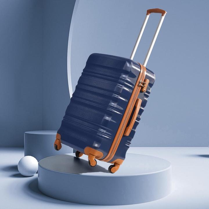 Produktbild Coolife 3-teiliges Hartschalen-Koffer-Set (93 l, Handgepäck (bis 50l), M (50 - 90l), L (90 - 115l))