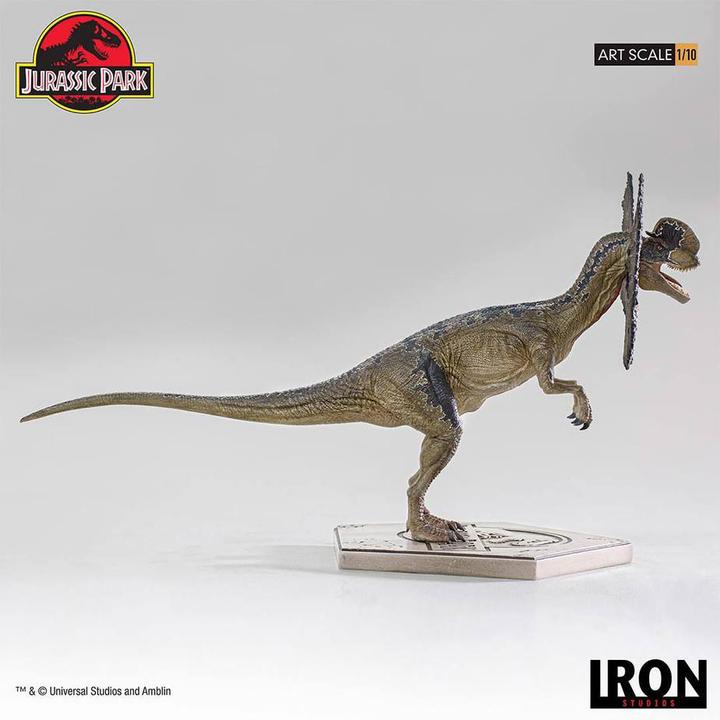Actual product image Iron Studios Jurassic World Icons statuette Dilophosaurus 9 cm