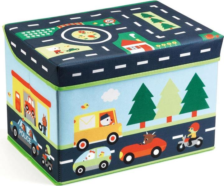 Image du produit Djeco Boîte de rangement Circuit de course