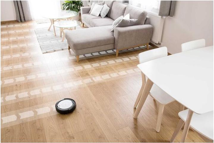 Actual product image Sencor SRV 1000SL robot vacuum 0.2 L Bagless Black, Silver (Vacuum mopping robot)