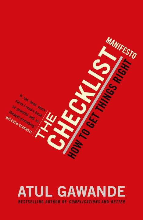 Etichetta energetica The Checklist Manifesto (Inglese, Atul Gawande, 2011)