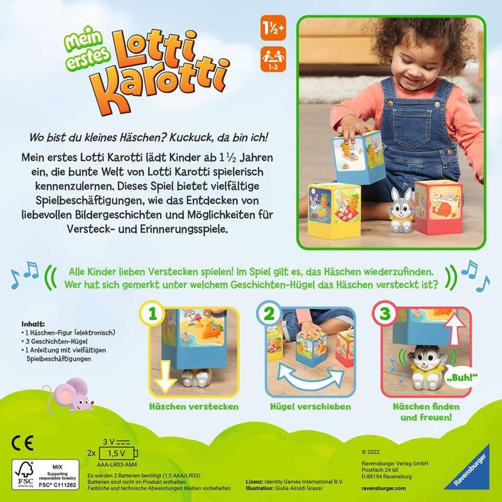 Actual product image Ravensburger My first Lotti Karotti (German)