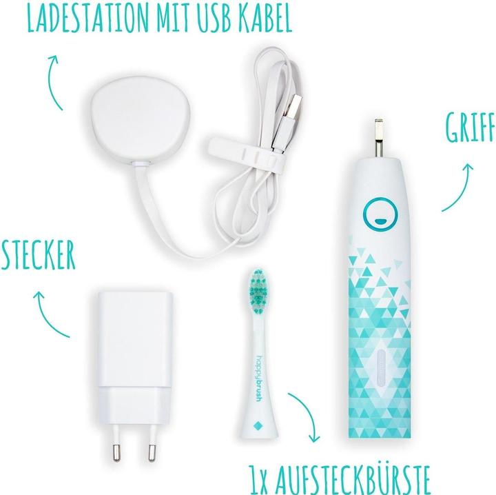 Produktbild happybrush StarterKit Schall Vibe 3 (Schallzahnbürste)