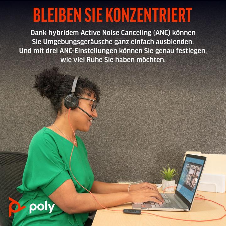 Produktbild Poly BW 8225 STEREO -M USB-C HS (Kabelgebunden, USB-C)