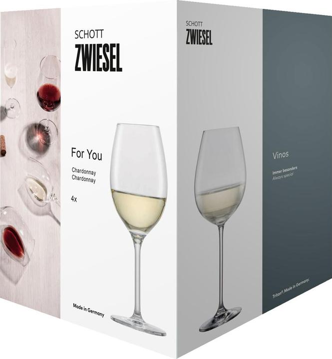 Actual product image Schott Zwiesel Chardonnay White Wine Glass FOR YOU (36.80 cl, 4 Glasses, White wine glasses)