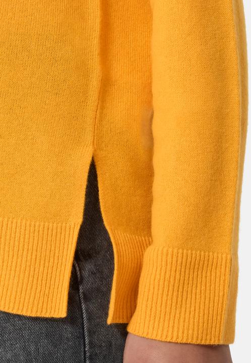 Produktbild Cash-Mere Kaschmir Rundhals Pullover mit Seitenschlitzen (L)