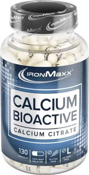 Actual product image IronMaxx Calcium Bioactive (130 Piece, Capsules, 500 g)