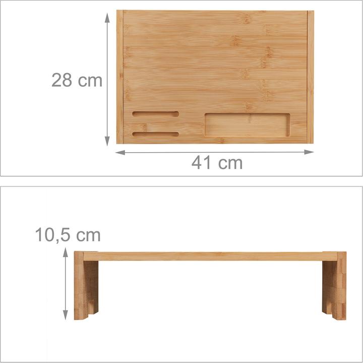 Actual product image Relaxdays Monitor stand