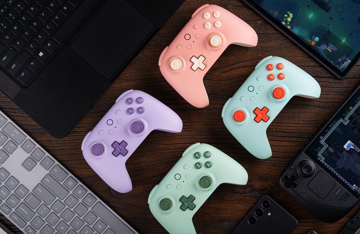 Immagine prodotto 8bitdo Ultimate 2C Wireless (menta/arancio, per Windows e Android) (PC, Android)