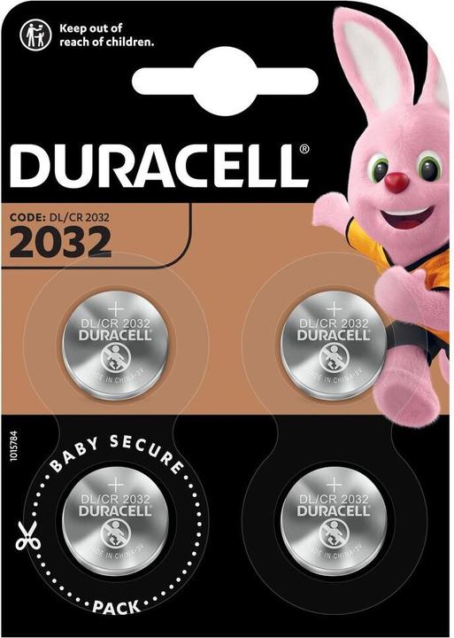 Duracell Single-use battery CR2032 (4 Stk., CR2032, 225 mAh)