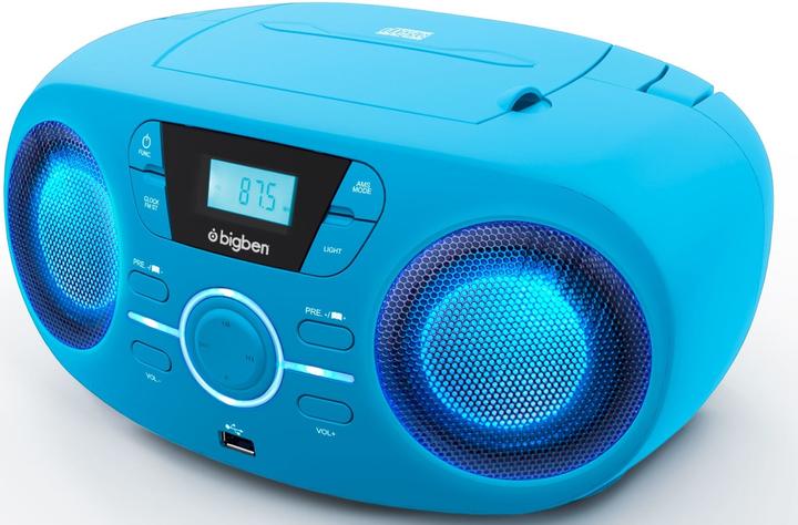 Image du produit Bigben CD/ Radio portable CD61 USB - bleu (FM, AM)