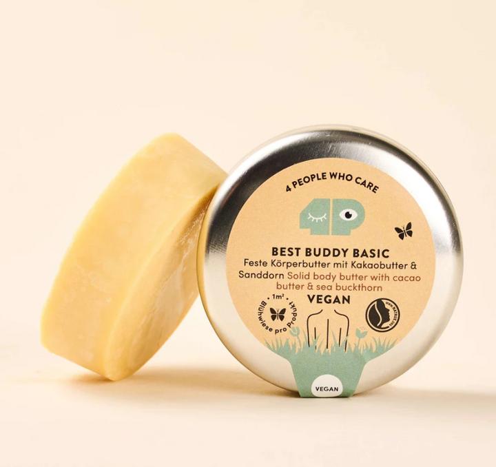 Actual product image 4peoplewhocare 4PC Best Buddy Tin Basic (Body cream)