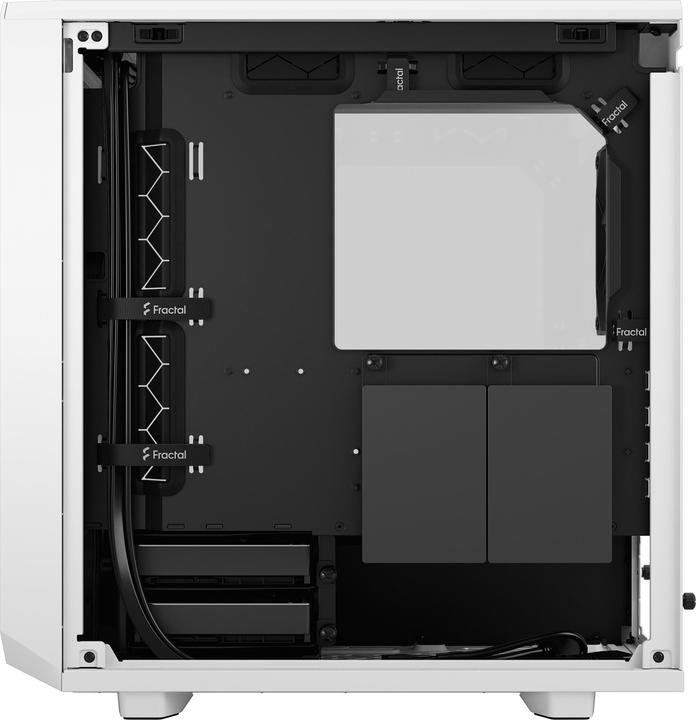 Actual product image Fractal Meshify 2 Mini White TG Clear Tint - white (mATX, Mini-ITX, Mini-DTX, DTX)