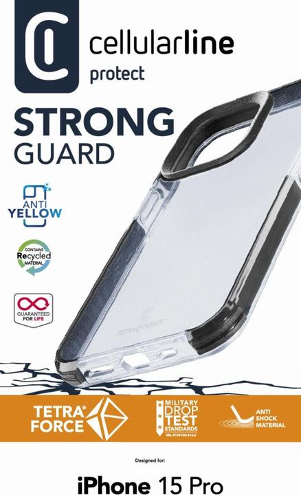 Produktbild Cellularline Tetra Force Strong (Apple iPhone 15 Pro)