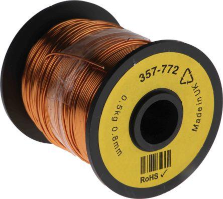 Immagine prodotto Rs Pro Filo rame isolato BS4520 500g 0.81mm (100 m)