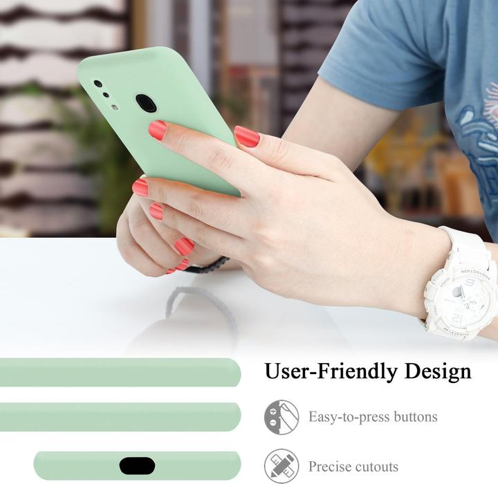 Actual product image Cadorabo TPU Liquid Silicone Case Cover (Samsung Galaxy A20, Samsung Galaxy M10s, TCL A30)