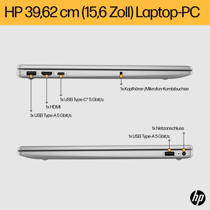 Produktbild HP 15-fc0057ng (15.60", AMD Ryzen 5 7520U, 16 GB, 512 GB, DE)