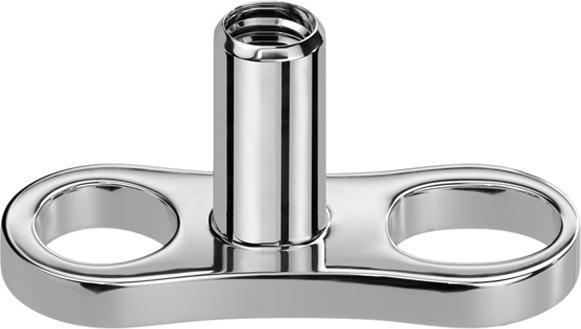 Produktbild Star Piercing Dermal Anchor Anker zwei grosse Löcher (ohne Messing, Titan G23)