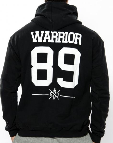 Produktbild Gym Generation Warriors Flag Hoodie BLACK (L)