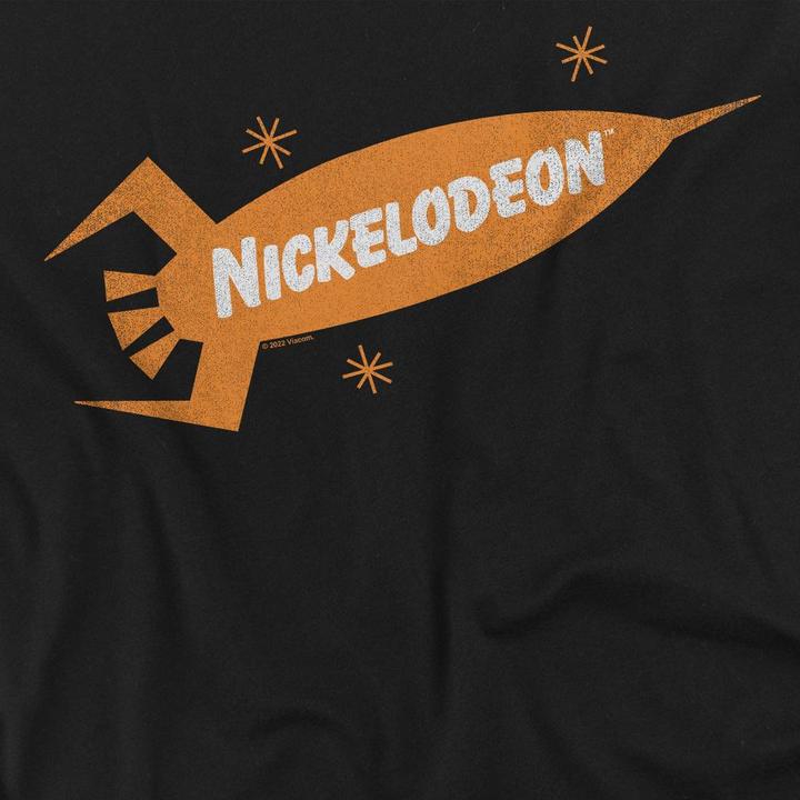Actual product image Nickelodeon Mens Retro Rocket Logo T-Shirt (L)