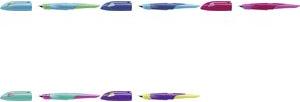 Actual product image STABILO EASYbirdy ergonomic school fountain pen for right-handers standard nib (Green, Blue, 1 x)