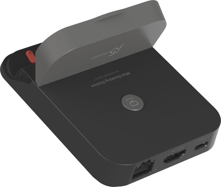 Actual product image j5Create JCD620 Mini Docking Station for Nintendo Switch™, Black, Black, Grey (Switch)
