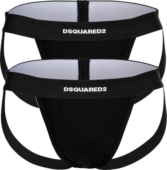 Dsquared2 Jockstrap Casual Bequem sitzend TWIN PACK JOCKSTRAP