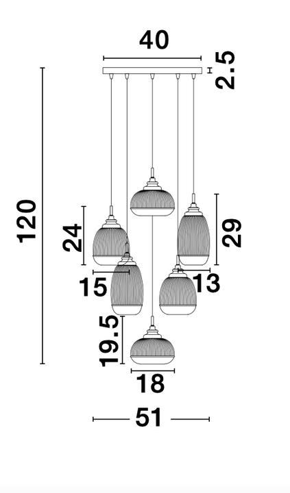 Actual product image Nova Luce Moon (E14)