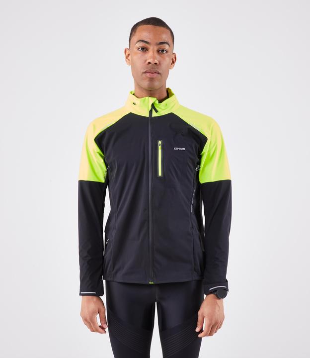Kiprun Laufjacke Herren Regular - Run 900 Warm schwarz (XXL)