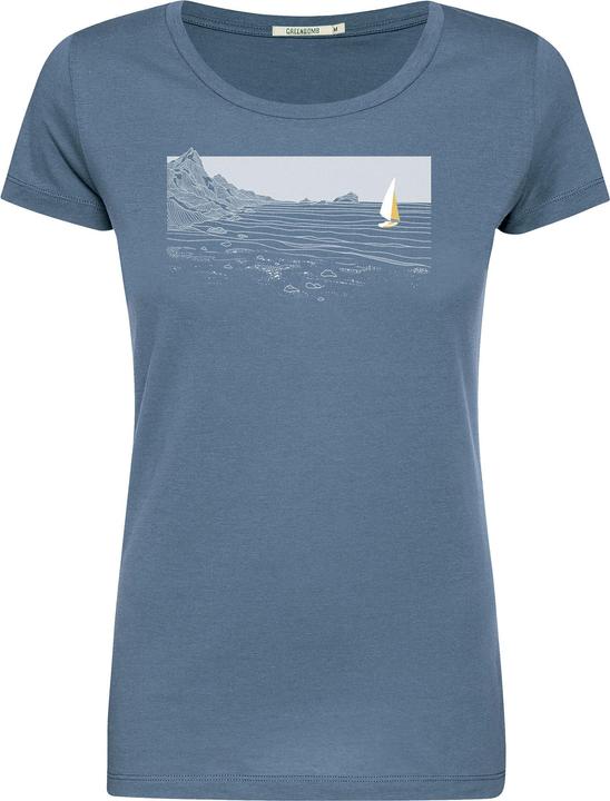 Actual product image Greenbomb Women's Nature Set Sail Loves T-Shirt (XL)